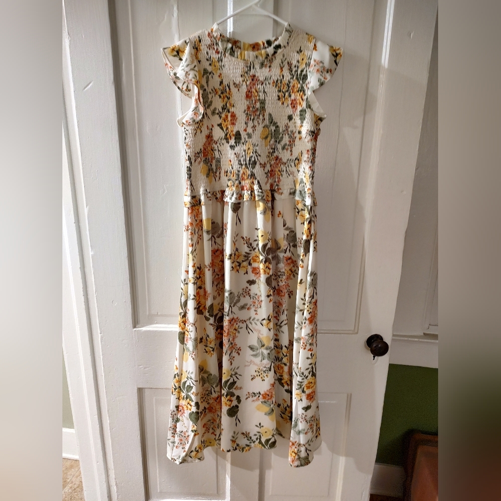 Sugar + Lips floral maxi dress